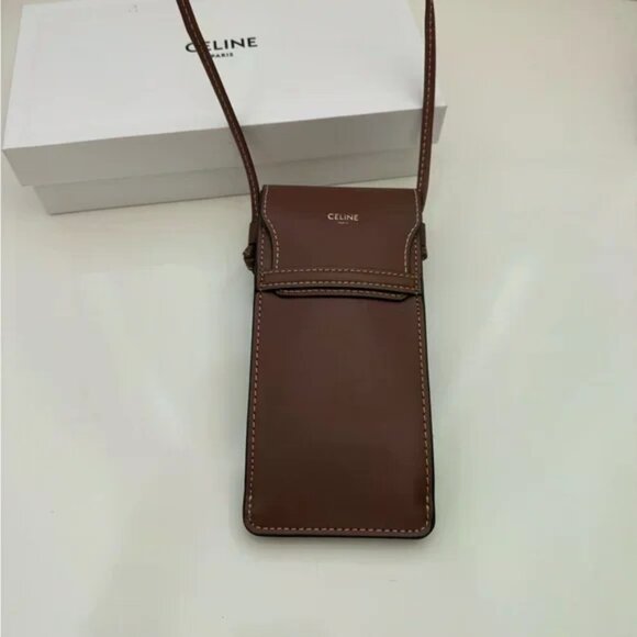 Celine Brown Triomphe Oval Sunglasses - Picture 6 of 6